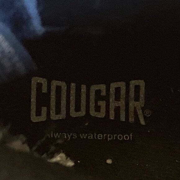 Cougar Dallas Waterproof Womens chunky heels Ankle Boots Dark blue Size 7M - Picture 8 of 16